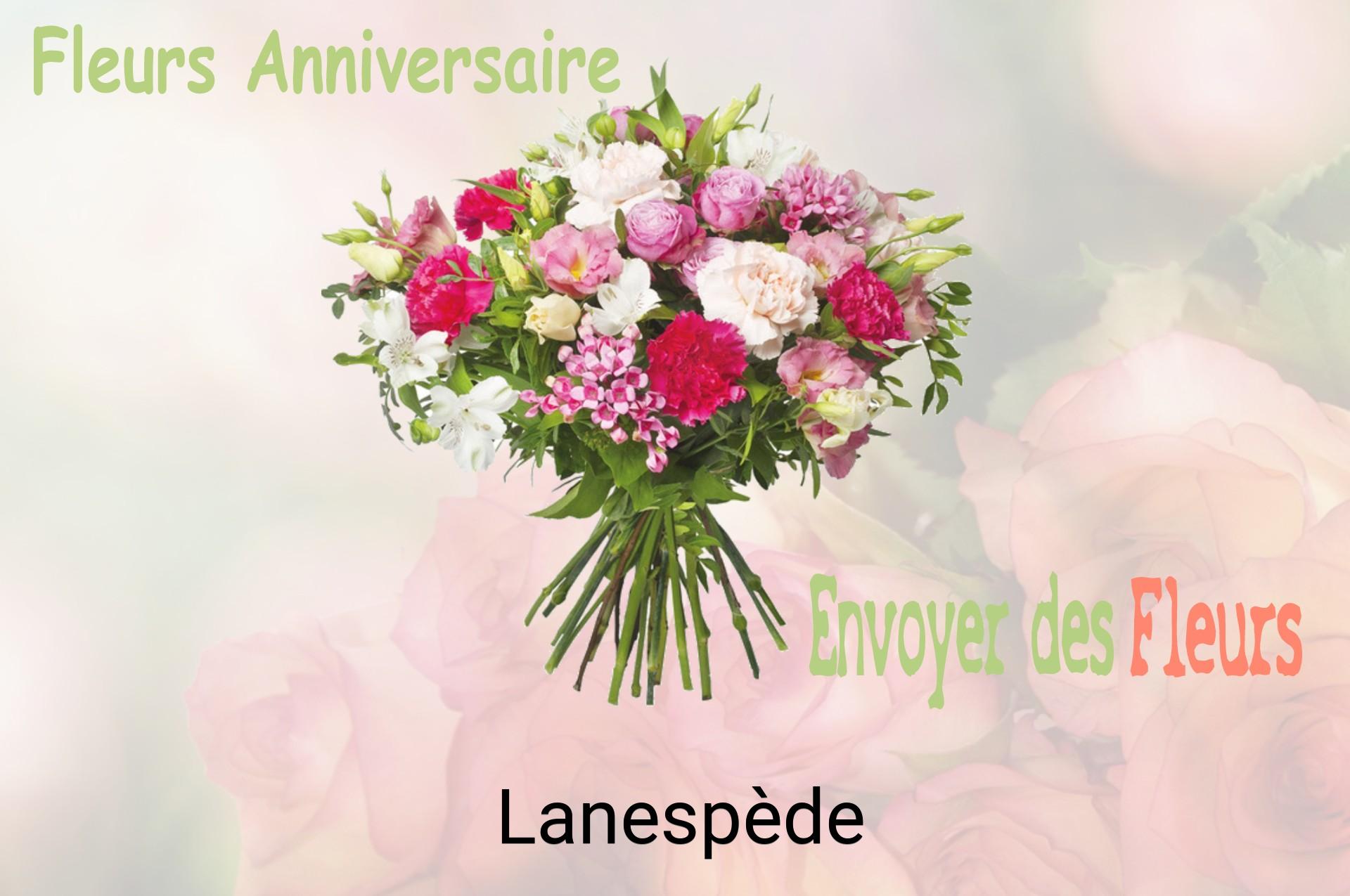 Bouquet de fleurs d’anniversaire livré à Lanespède